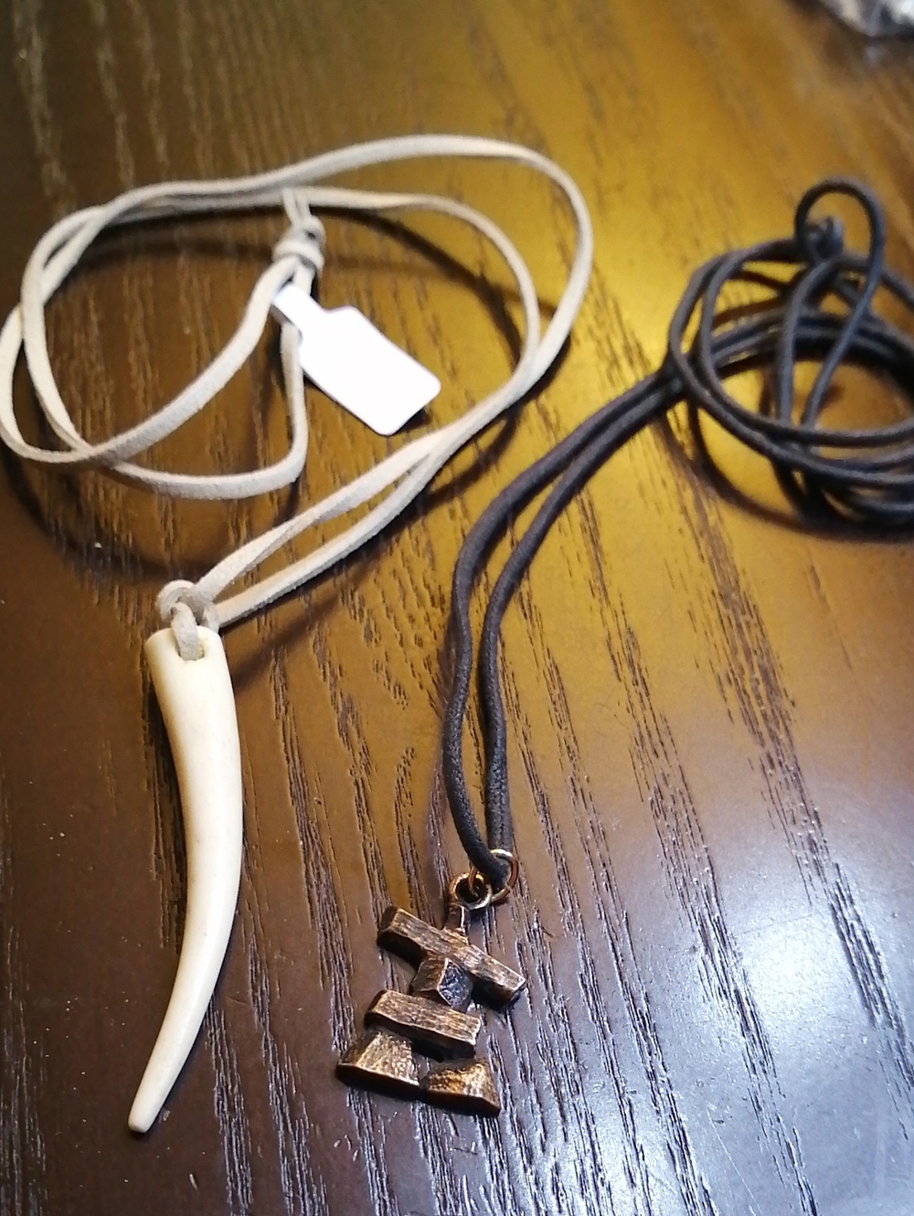 Men's Tribal Bundle: Bone And Frederick Designs Inukshuk Pendants On Cords